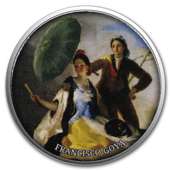 2017 Cameroon Silver European Painting (The Parasol) 2017 Cameroon Silver European Painting (The Parasol)